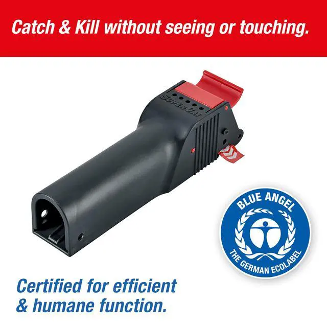 Alt view image 6 of 7 - Mouse Trap No See No Touch - Effective, Non-Contact + Non-Visible Catch + Kill with no-Fail catching - Pre-baited with Food Bait - Easy to Use - Reusable