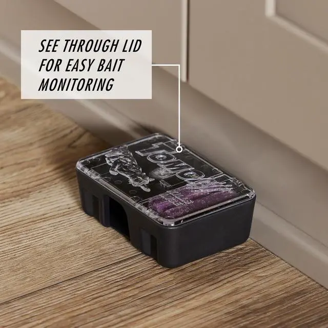 Alt view image 5 of 7 - Advanced Brand Mouse Bait with Disposable Station, Indoor and Outdoor Use, 1 Pre-Filled Ready-to-Use Station