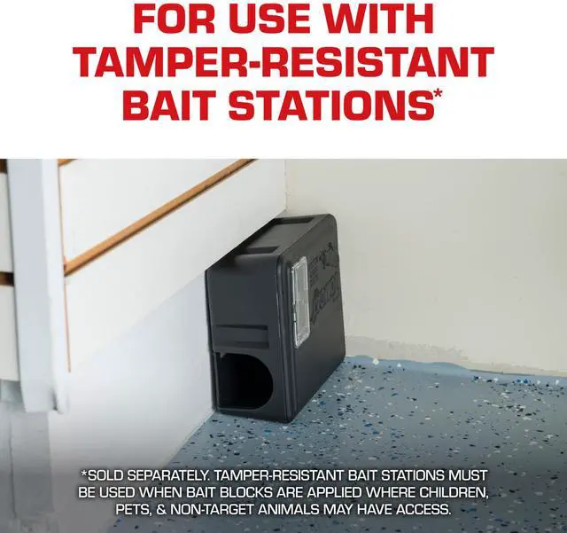 Alt view image 3 of 7 - with Bromethalin Bait Chunx Pail - Rat & Mouse Bait, Rat and Mice Control for Agricultural Use and Professional Applicators, 4.25 lbs.