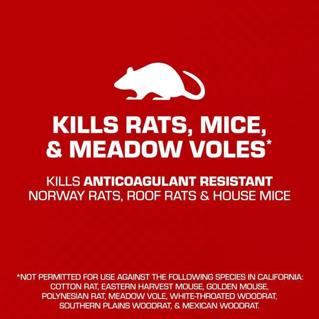 Alt view image 5 of 7 - with Bromethalin Bait Chunx Pail - Rat & Mouse Bait, Rat and Mice Control for Agricultural Use and Professional Applicators, 4.25 lbs.