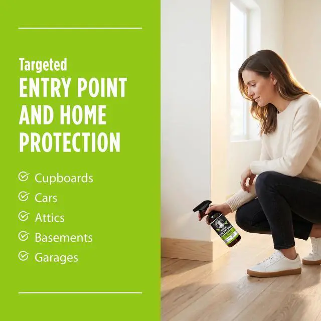 Alt view image 4 of 7 - Rodent Repellent Spray - Peppermint Oil Spray for Rodents & Mice - Plant-Based Mouse Deterrent for Cars, RVs, Garages & Indoor Spaces - Non-Staining Formula - 16 oz