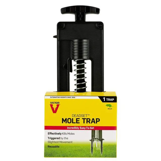 Alt view image 2 of 4 - Easy-to-Set Deadset Mole Trap and Killer - M9015 - Trap and Kill Moles Outdoors