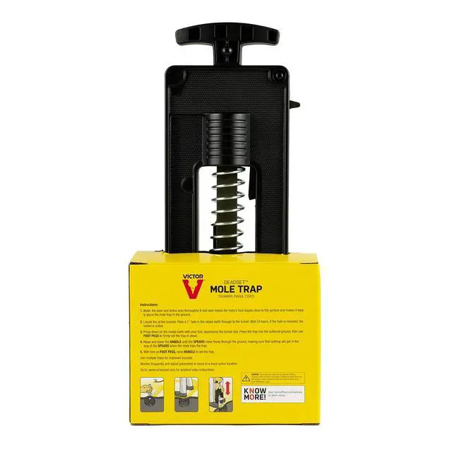 Alt view image 4 of 4 - Easy-to-Set Deadset Mole Trap and Killer - M9015 - Trap and Kill Moles Outdoors