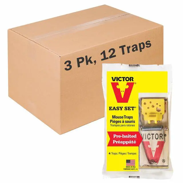 Main image of Set Wooden Snap Trap - 12 Pack