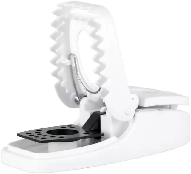 Alt view image 5 of 5 - Press 'N Set Mouse Trap for Indoor or Outdoor Use, Plastic Spring-Loaded Mouse Killer with Grab Tab, 8 Pack (16 Traps)