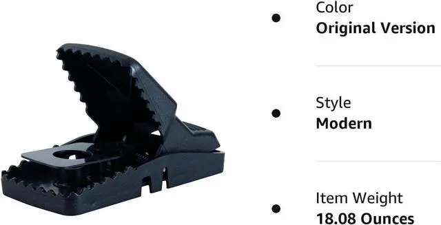 Alt view image 3 of 7 - Rat Snap Trap- Pack of 4
