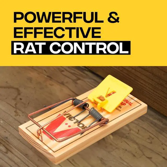Alt view image 2 of 7 - Wide Plastic Pedal Sustainably Sourced FSC Wood Humane Snap Rat Traps - 9 Wooden Traps