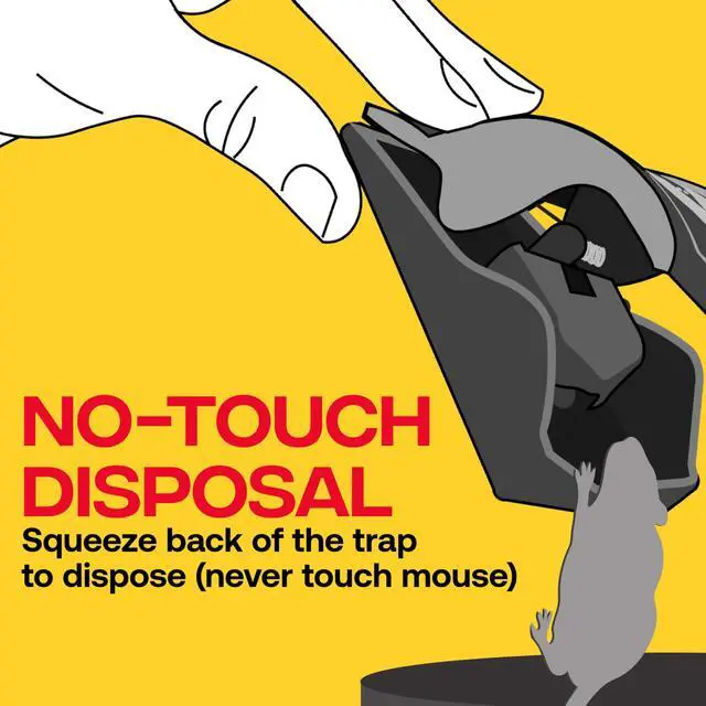 Alt view image 6 of 7 - Easy and Safe-Set Power Kill Mouse Trap Quick and Clean Rodent Disposal - 2 Reusable Mouse Traps