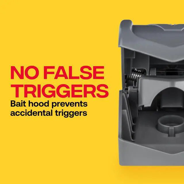 Alt view image 7 of 7 - Easy and Safe-Set Power Kill Mouse Trap Quick and Clean Rodent Disposal - 2 Reusable Mouse Traps