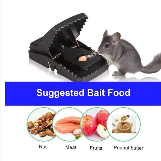 Alt view image 5 of 7 - Mouse Trap, Mice Traps That Work Best Snap Traps for Small Mice and Mouse Outdoor Indoor Quick Kill and Reusable Mouse Traps 6 Pack