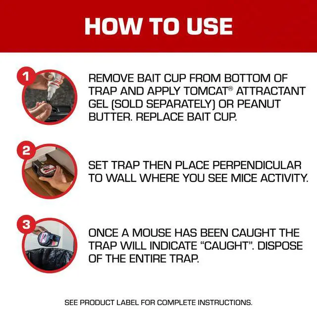 Alt view image 7 of 7 - Spin Trap for Mice, Fully Enclosed Mouse Trap Provides a Quick, No-Mess Kill, 2 Traps