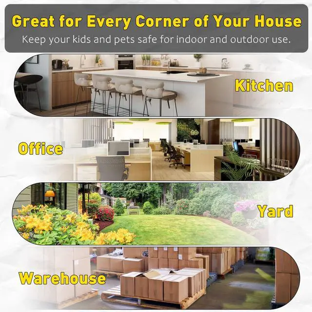 Alt view image 7 of 7 - Mouse Stations with Keys 6 Pack, Keyless Design and Key Required Mouse Stations, Mice Stations, Keeps Children and Pets Safe Indoor & Outdoor, Black