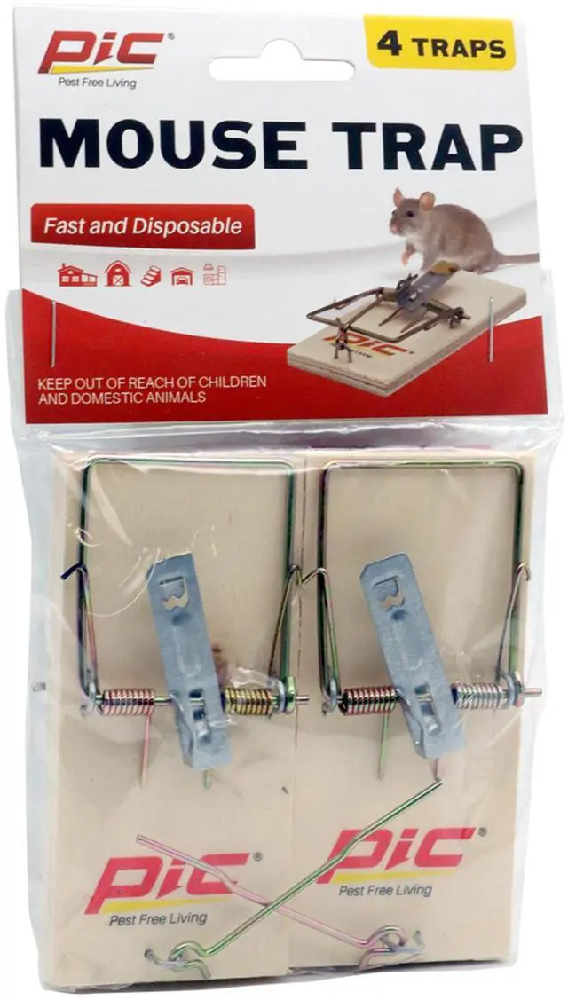 Main image of Wood Mouse Traps, 4 Count