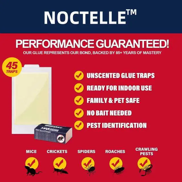 Alt view image 3 of 6 - 15 Pack Glue Traps for Mice, Mouse Glue Traps Indoor for Home, Sticky Mouse Traps, Glue Boards for Mice, Bed Bugs, Spiders, Cockroaches, No-Mess Traps for Garage, Basement & Attic