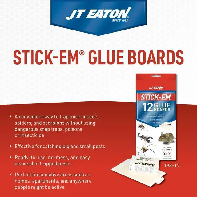 Alt view image 2 of 7 - Mouse & Insect Glue Trap Effective Indoor Rodent & Insect Control Non-Toxic, Mess-Free Adhesive Ideal for Mice, Spiders, and Crawling Insects Easy to Use and Dispose