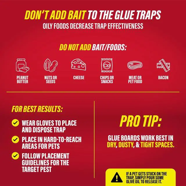 Alt view image 6 of 7 - Max-Catch Mouse & Insect Glue Trap 36pk, Mouse Traps Indoor for Home, Sticky Pest Control Adhesive Tray for Catching Bugs, Bulk Classic Glue Boards