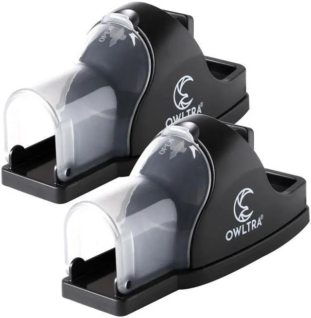 Main image of in-/Outdoor Safe Tunnel Snap Mouse Trap 2PCS, Instant Eliminate Rodent Snap Trap with Clear Tunnel Entry, Touch-Free Release, and Powerful Snap, Black, TST-217