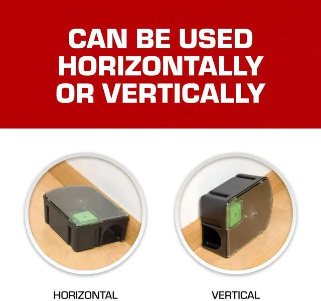 Alt view image 6 of 7 - Rat and Mouse Killer Disposable Stations for Indoor/Outdoor Use: Child and Dog Resistant, Pre-Filled, Easy Monitoring, 2-Pack