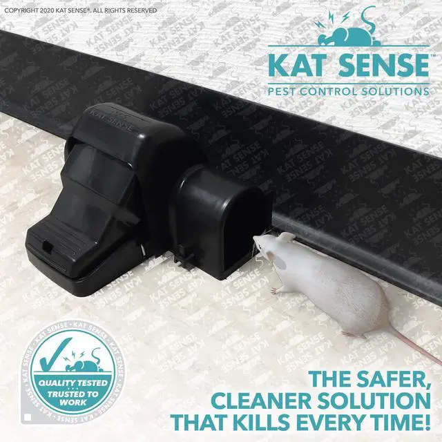 Alt view image 4 of 7 - Covered Rat Trap & Chipmunk Trap, Prevents Accidental Triggering with Tunnel Design, Quick Action Pest Control Device, Indoor Outdoor Mouse Trap, Reusable Snap Style Rodent Control