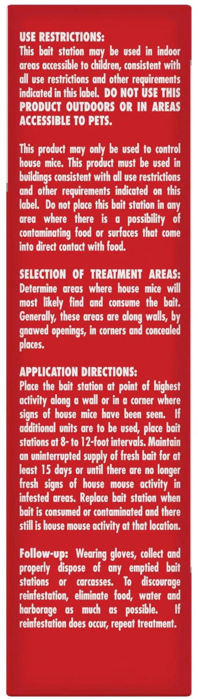 Alt view image 2 of 3 - Mouse Killer Child Resistant, Disposable Station, 2 Pre-Filled Ready-To-Use Bait Stations