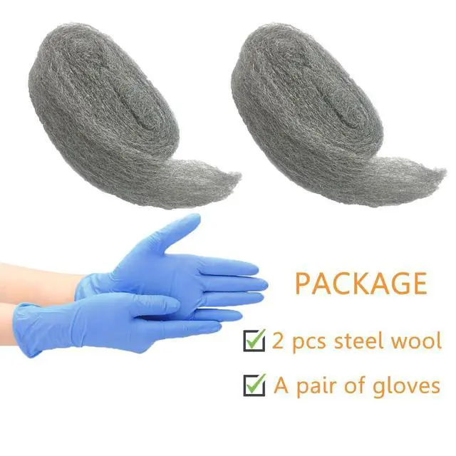 Alt view image 6 of 7 - Steel Wool Mice Control, 2 Pack 3" x10 Ft Hole Filler, Gap Blocker, Barrier, Protect Against Animals in Holes, Siding, Pipeline, Vents for Garden, House, Garage