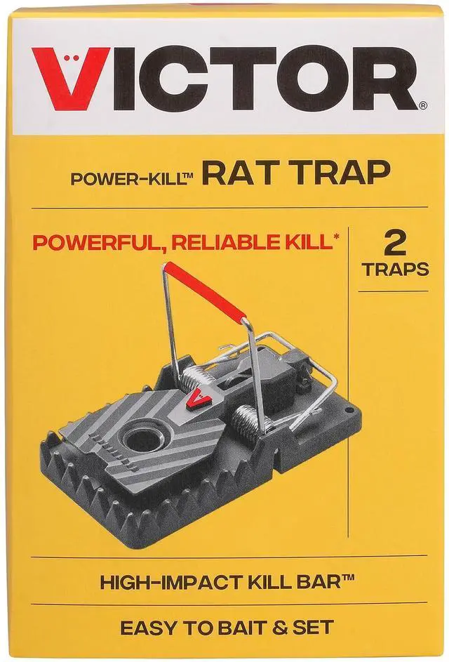 Main image of Instant Power-Kill Easy Set Reusable Rat Trap - 2 Traps
