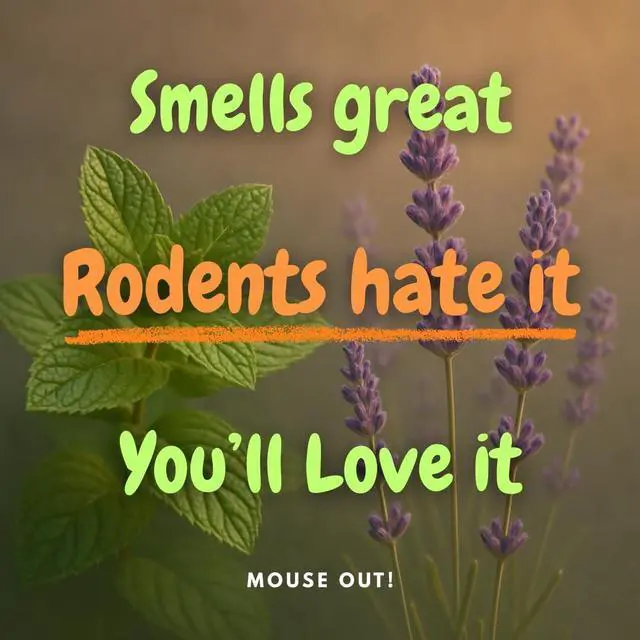 Alt view image 7 of 7 - Mouse Out! All-Natural Rodent Repellent Spray 16oz Essential Oil Formula Protects Car Wiring & Stops Mice in Kitchens, Homes, RVs, and Garages Safe for Pets & Kids