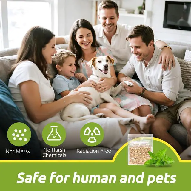 Alt view image 4 of 7 - Natural Rodent Repellent Pouches for Indoor & Outdoor, Mouse Repellent Pouches with Ginger, Camphor & Peppermint Oil, Pest Deterrent Control for Mice, Rats & Squirrels