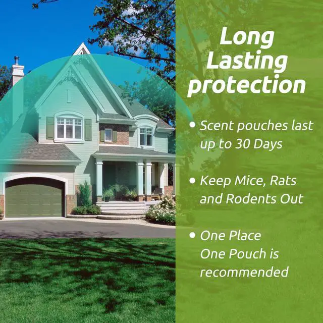 Alt view image 7 of 7 - Natural Rodent Repellent Pouches for Indoor & Outdoor, Mouse Repellent Pouches with Ginger, Camphor & Peppermint Oil, Pest Deterrent Control for Mice, Rats & Squirrels
