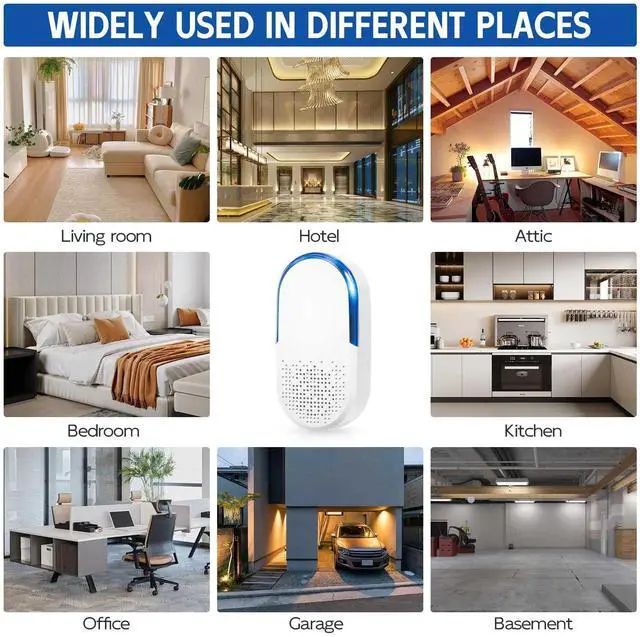 Alt view image 6 of 6 - 10 Pack Ultrasonic Pest Repeller, 2026 Upgraded Ultrasonic Repeller & Insect Indoor Repeller - Family and Pets Friendly, Plug in Ultrasonic Repellent for Mouse,Rat,Roaches,Flies,Geckos,Spiders (10)