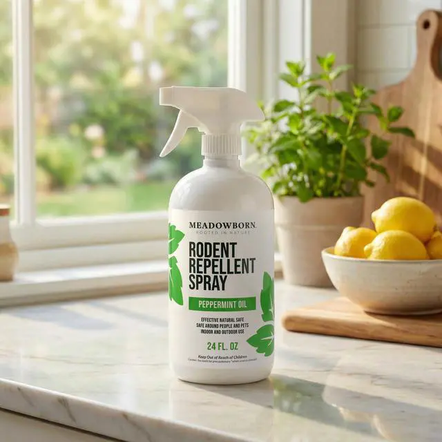 Alt view image 2 of 7 - Peppermint Oil Rodent Control Spray Natural Indoor & Outdoor Control for Mice and Rats - Plant-Based, Extra-Strong Formula - 24 oz