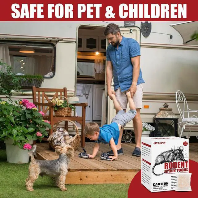 Alt view image 5 of 7 - Mouse Rodent Repellent Pouches Peppermint, Castor Oil & Cinnamon Formula Natural Indoor Deterrent for Mice and Rodents Plant-Based, Long-Lasting Protection 12 Pack