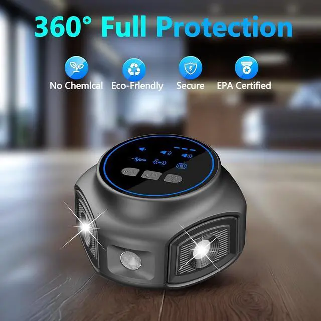 Alt view image 2 of 7 - Ultrasonic Pest Mouse Traps,Mouse for Rodent, Roach, Ant, Squirrel, Spider, Bugs, Mouse, Rat, Bat,Mice Device Home, Office, Warehouse