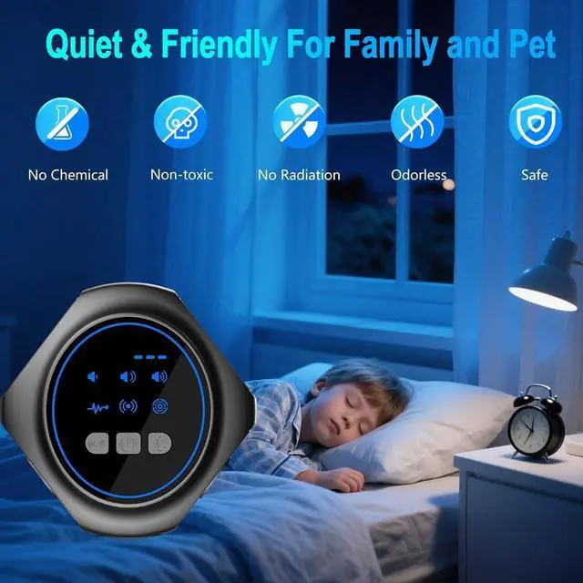 Alt view image 5 of 7 - Ultrasonic Pest Mouse Traps,Mouse for Rodent, Roach, Ant, Squirrel, Spider, Bugs, Mouse, Rat, Bat,Mice Device Home, Office, Warehouse