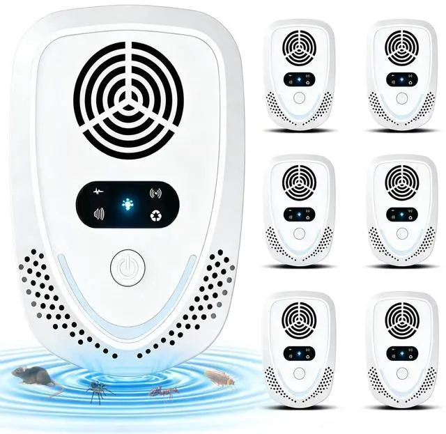 Main image of Upgraded Ultrasonic Pest Repeller Indoor with Night Light