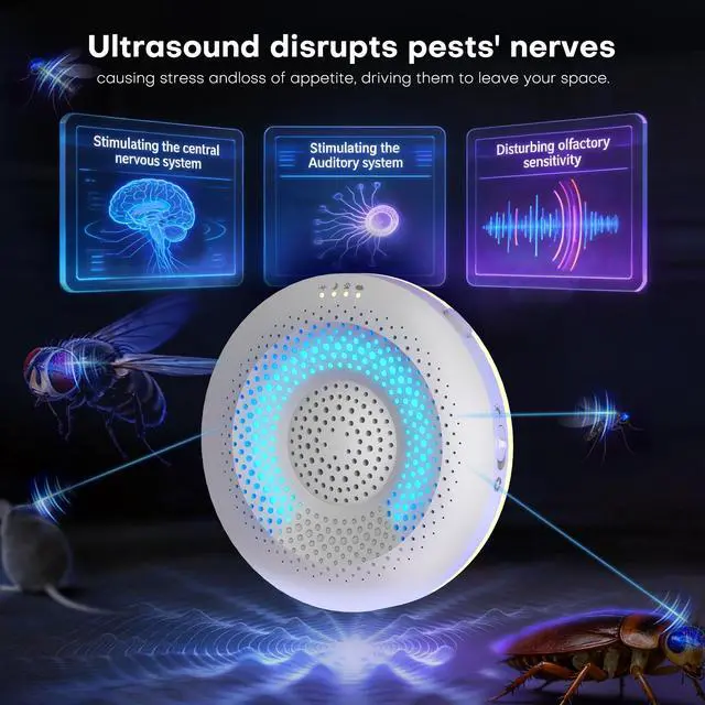 Alt view image 2 of 7 - Ultrasonic Pest Repeller, Mouse Repellent Indoor, 4 Pack