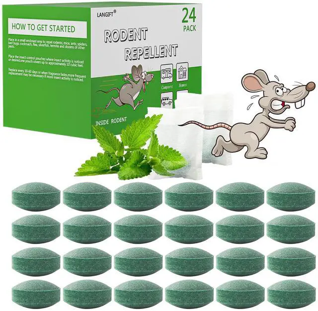 Main image of Peppermint Oil Rodent Repellent Pouches, 24 Pack