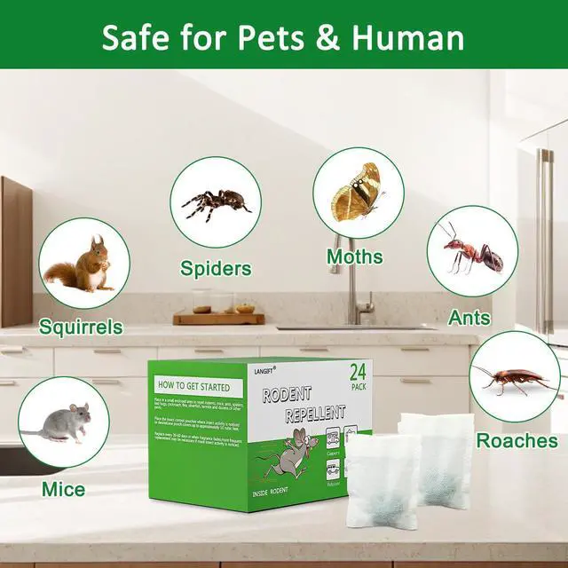 Alt view image 5 of 6 - Peppermint Oil Rodent Repellent Pouches, 24 Pack