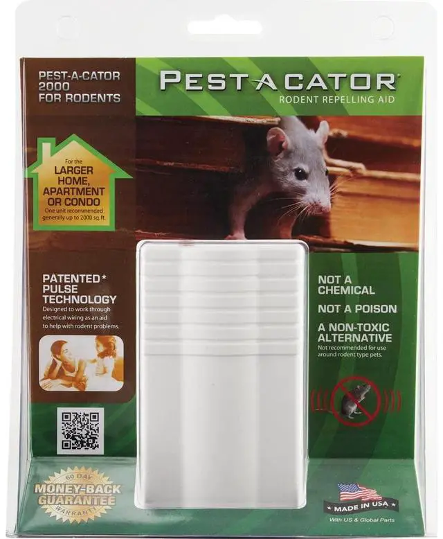 Alt view image 2 of 2 - Larger Areas Pest A Cator 2000 Electromagnetic Rodent Repeller F