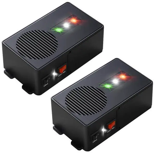 Main image of Under Hood Animal Car Repeller Battery Operated Rodent Electronic Repellent Ultra Sonic Rat Strobe Light Mouse Repelling Device for Pest in Car 2 Pack