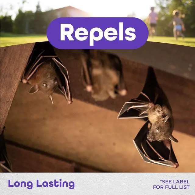 Alt view image 3 of 6 - Bat Magic Bat Repellent, Pack of 4 Ready-to-Use Peppermint Oil Scent Packs for Long Lasting Indoor Bat Control