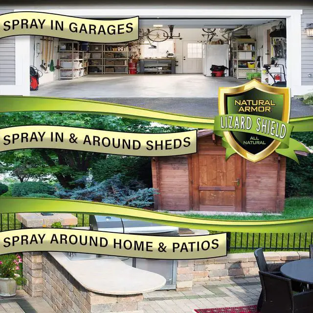 Alt view image 6 of 7 - Lizard & Gecko Repellent Spray - Powerful Peppermint Formulation Repels All Types of Lizards & Geckos and Works Better Than Ultrasonic Gimmicks 128 fl oz - Gallon Ready to Use