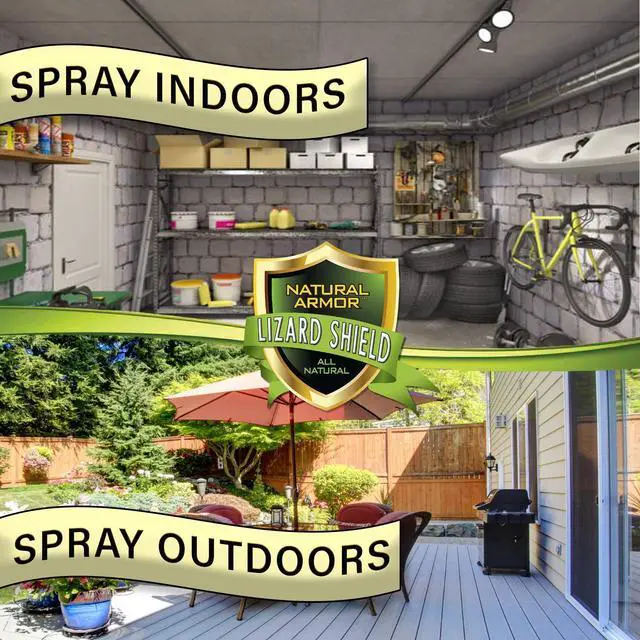 Alt view image 7 of 7 - Lizard & Gecko Repellent Spray - Powerful Peppermint Formulation Repels All Types of Lizards & Geckos and Works Better Than Ultrasonic Gimmicks 128 fl oz - Gallon Ready to Use