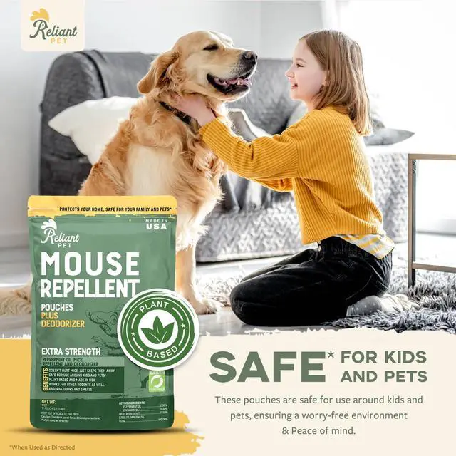 Alt view image 3 of 6 - Mouse Repellent Pouches - Rodent Repellent Made in USA (12 Pouches) - Keep Rodents Out of Cars Engines - Mice Repellent Indoor and Outdoor - Mouse Deterrents that Work with Peppermint Oil