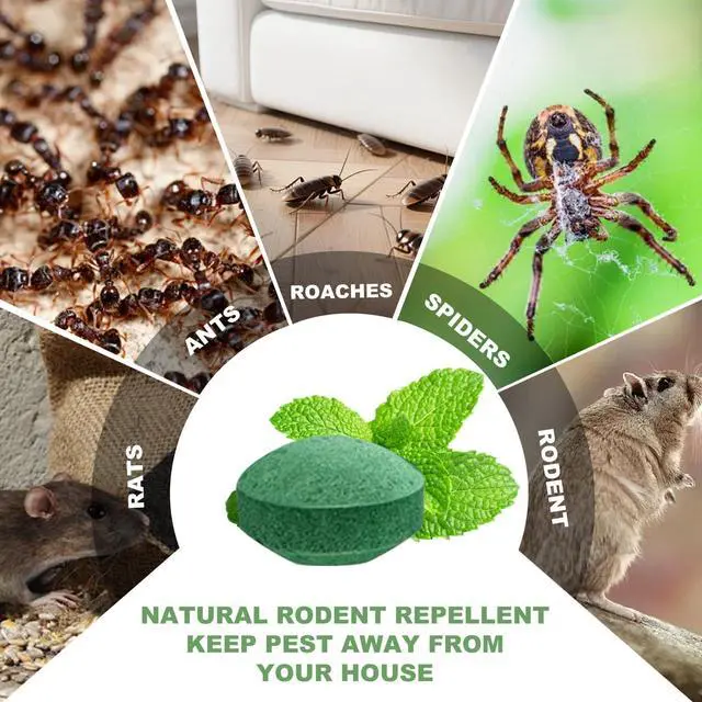Alt view image 5 of 7 - 24 Pack Mouse Rodent Repellent, Peppermint Oil Balls for Mice Rodent Deterrent,Natural Pest Control Pouches for Cockroach, Spider and Pests, Indoor & Outdoor,Keeps Rats Away from Home and Kitchen 4