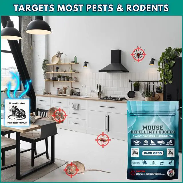 Alt view image 4 of 7 - Natural Mouse Repellent Pouches