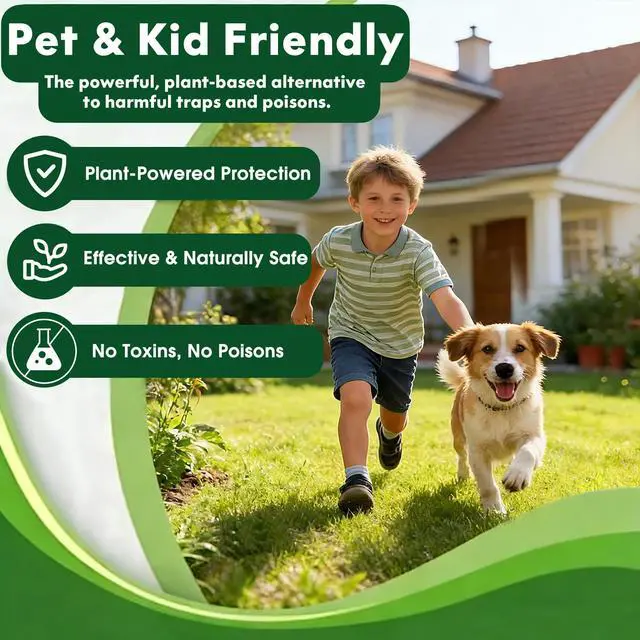 Alt view image 4 of 7 - 4 Pack Rodent Repellent Outdoor, Mouse Repellent with Peppermint Oil for for Indoor & Outdoor Use, Natural Effective for Mice, Rats, Squirrels, Spiders Control for Home, Car & Garden