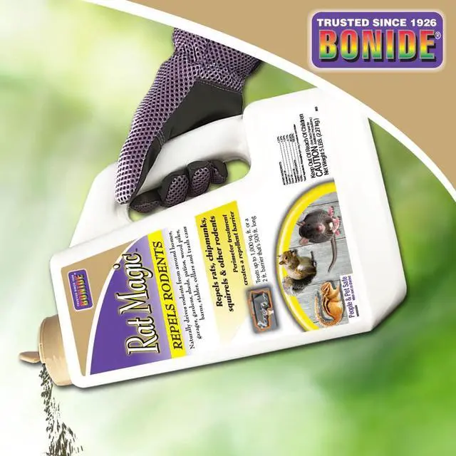 Alt view image 6 of 7 - Rat Magic Rodent Repellent, 5 lb. Ready-to-Use Granules for Indoor & Outdoor Rodent Control, People & Pet Safe