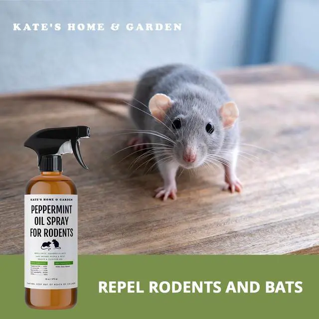 Alt view image 6 of 7 - Peppermint Oil Spray for Rodents, Mouse, Bat, Rat, Car Engines, Mice (16oz, Non-Toxic Rodent Repellent, Pet Safe)