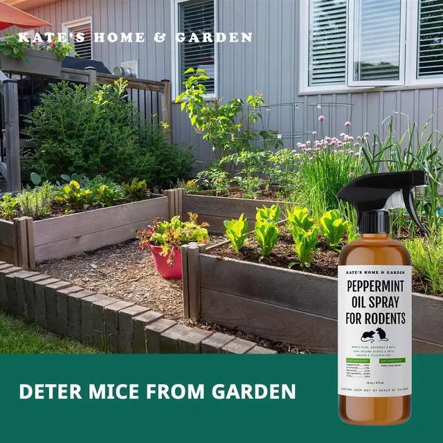 Alt view image 7 of 7 - Peppermint Oil Spray for Rodents, Mouse, Bat, Rat, Car Engines, Mice (16oz, Non-Toxic Rodent Repellent, Pet Safe)